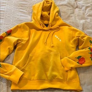 Obey old rose dark yellow hoodie